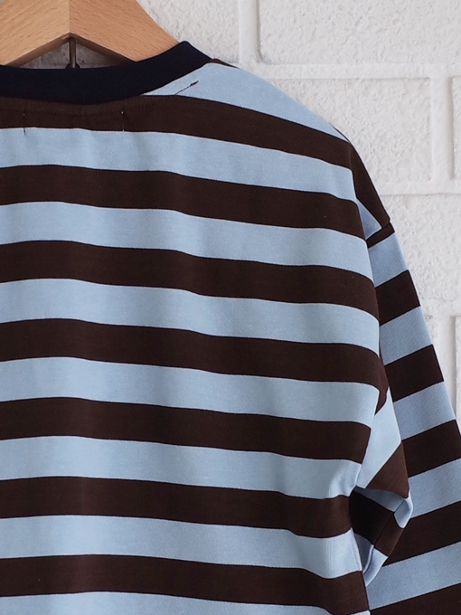 TANGERINE ワイドボーダー長袖Tシャツ