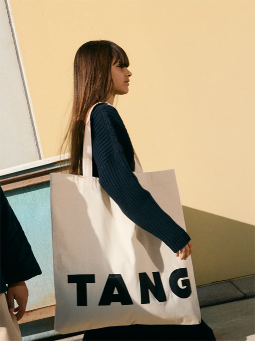 TANGERINE キャンバスロゴトートバッグ