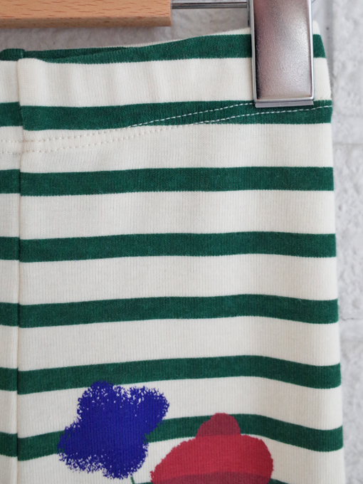 weekend house kids. Winter garden Striped leggings