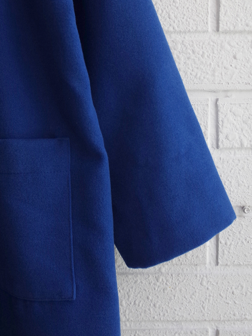 weekend house kids. Blue dog coat コート