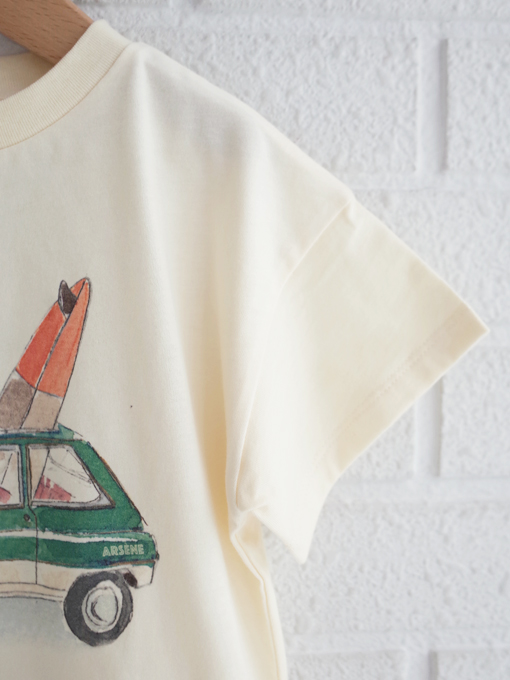 ARSENE ET LES PIPELETTES　Car T-shirt　プリントＴシャツ