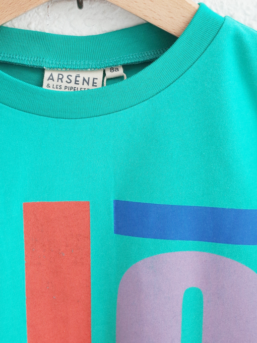 ARSENE ET LES PIPELETTES　アルセヌ エ レ ピプレット　プリントＴシャツ