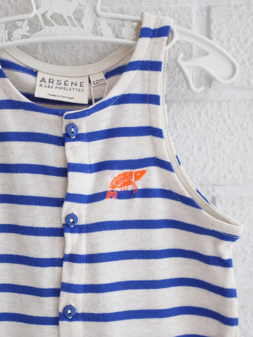 ARSENE ET LES PIPELETTES　アルセヌ エ レ ピプレット　ボーダーロンパース