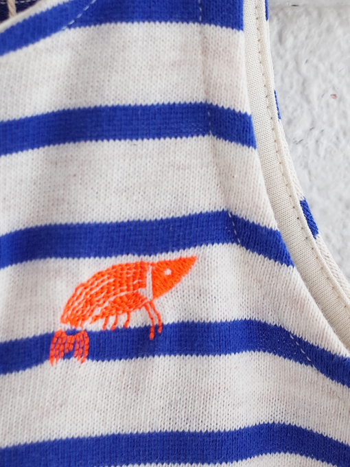 ARSENE ET LES PIPELETTES　アルセヌ エ レ ピプレット　ボーダーロンパース