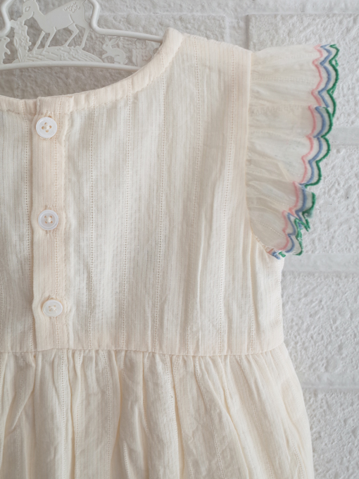 emile et ida kids　エミールエイダ　スモッキング刺繍ロンパース