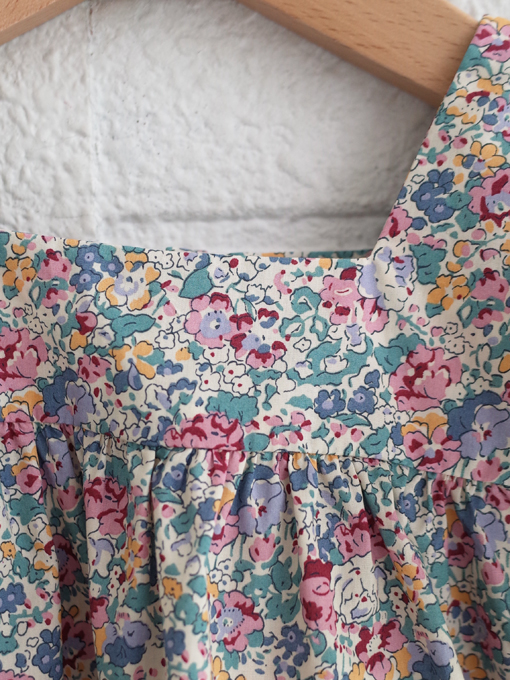 emile et ida kids　エミルーエイダ　Multicolored Liberty Blouse　リバティブラウス