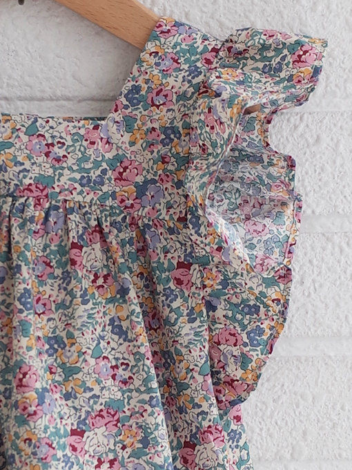 emile et ida kids　エミルーエイダ　Multicolored Liberty Blouse　リバティブラウス