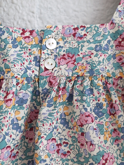 emile et ida kids　エミルーエイダ　Multicolored Liberty Blouse　リバティブラウス