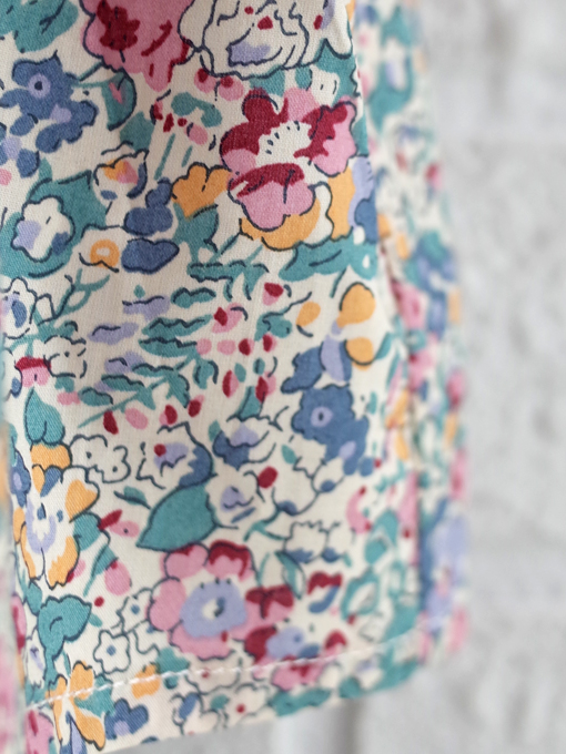 emile et ida kids　エミルーエイダ　Multicolored Liberty Blouse　リバティブラウス