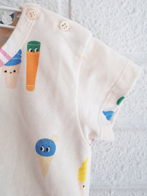 emile et ida kids　エミールエイダ　アイスクリームプリントTシャツ