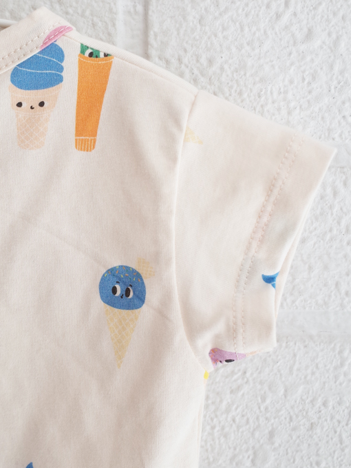 emile et ida kids　エミールエイダ　アイスクリームプリントTシャツ