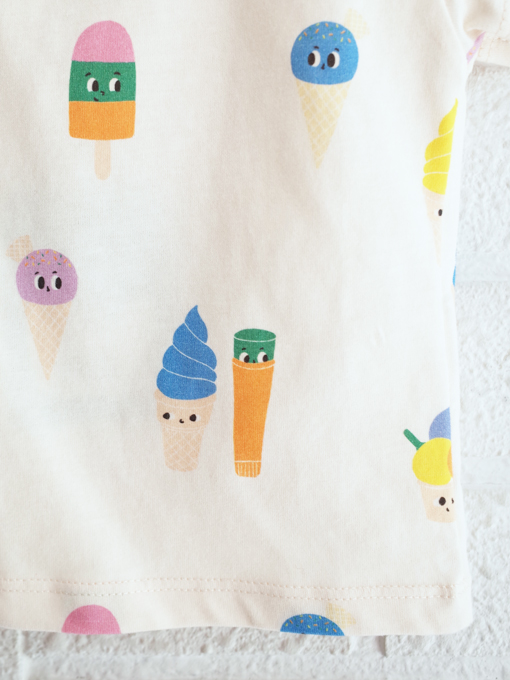 emile et ida kids エミールエイダ アイスクリームプリントTシャツ