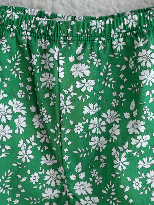 emile et ida kids　エミルーエイダ　Green Liberty shorts　リバティショートパンツ