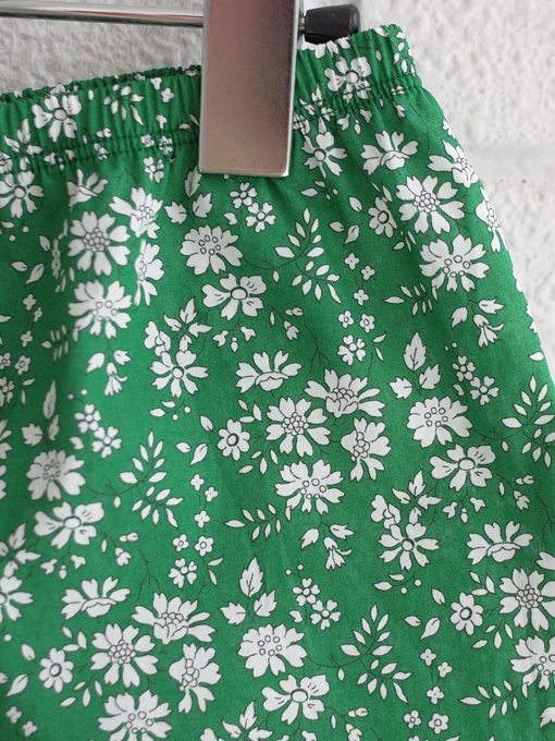 emile et ida kids　エミルーエイダ　Green Liberty shorts　リバティショートパンツ