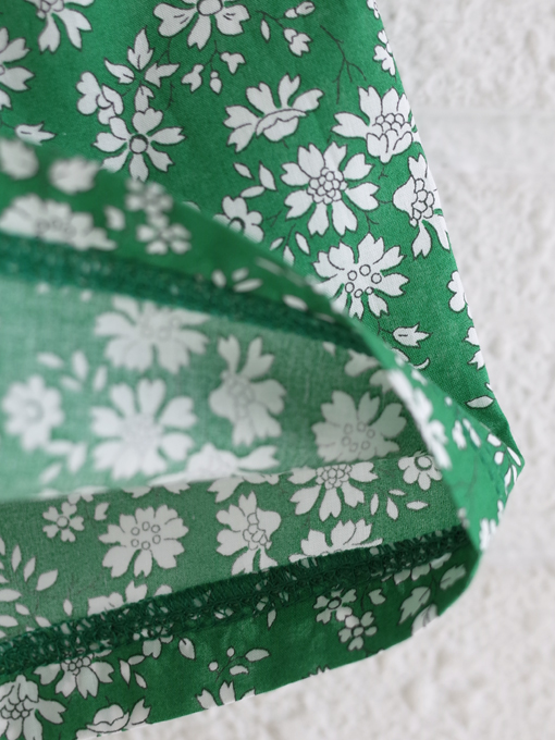 emile et ida kids　エミルーエイダ　Green Liberty shorts　リバティショートパンツ