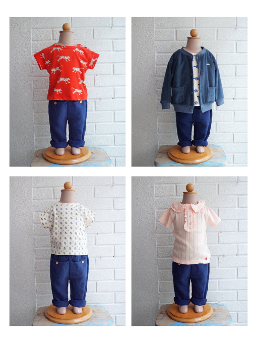 emile et ida　Night cotton gauze pants　ダブルガーゼパンツ