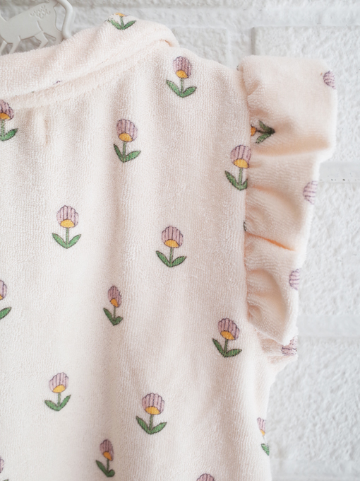 emile et ida kids　エミールエイダ　フリルパイルワンピース