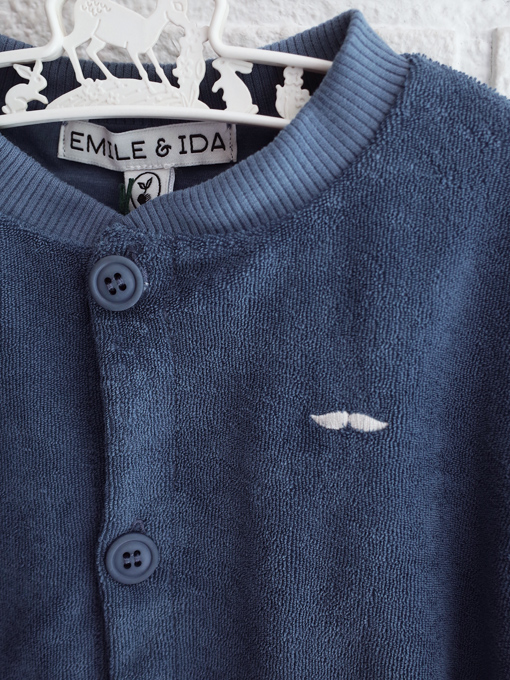 emile et ida kids　エミールエイダ　パイルカーディガン