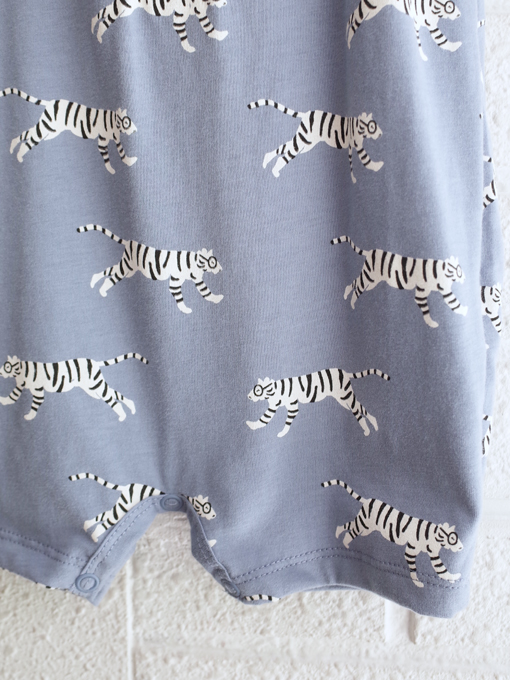 emile et ida kids　エミールエイダ　トラプリントショートロンパース