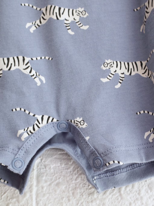 emile et ida kids　エミールエイダ　トラプリントショートロンパース