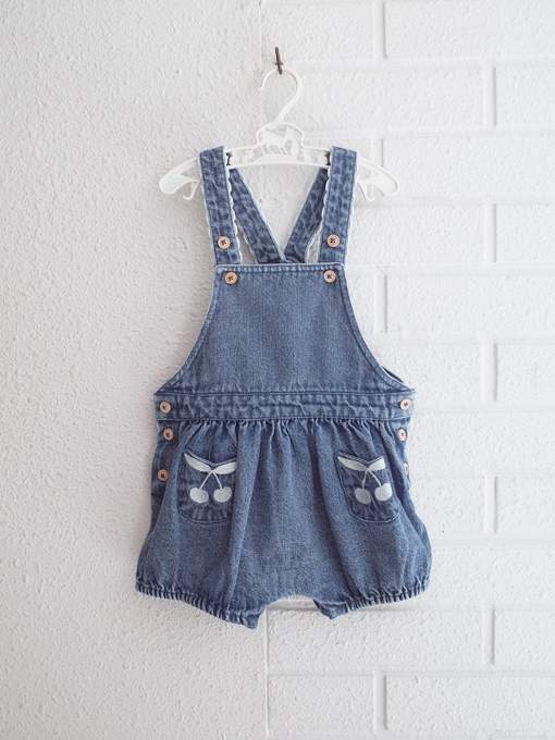 emile et ida kids　エミールエイダ　デニムサロペット