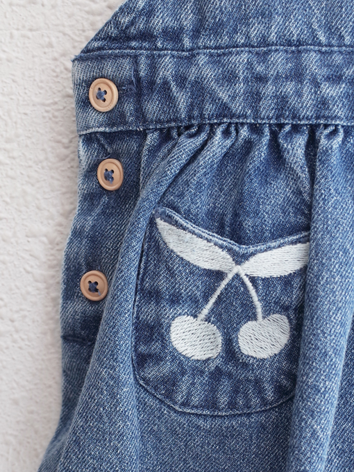 emile et ida kids　エミールエイダ　デニムサロペット