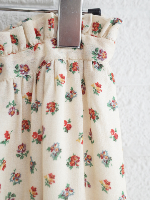 emile et ida woman　エミールエイダ　Ecru freesia midi skirt　花柄スカート
