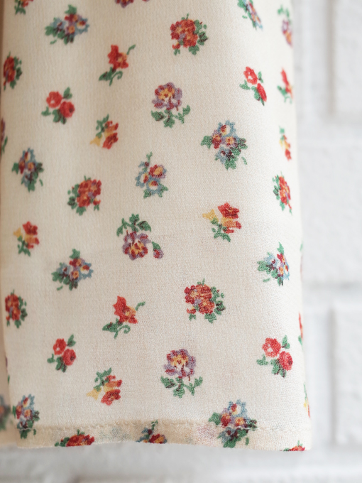 emile et ida woman　エミールエイダ　Ecru freesia midi skirt　花柄スカート