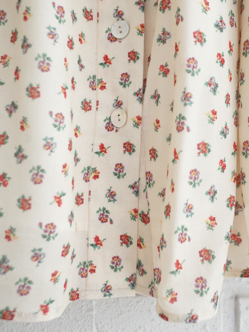 emile et ida woman　エミールエイダ　Ecru freesia midi skirt　花柄スカート