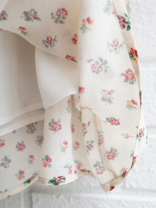 emile et ida woman　エミールエイダ　Ecru freesia midi skirt　花柄スカート