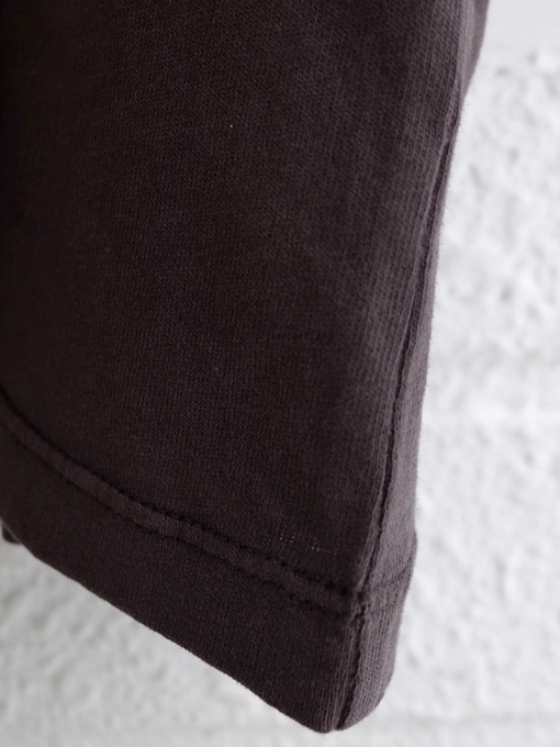 emile et ida woman エミールエイダ Asphalt organic cotton ruffled V-neck T-shirt オーガニックVネックTシャツ