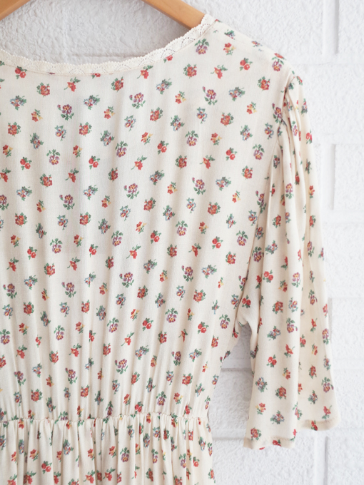 emile et ida woman Ecru freesia long dress レディース 小花柄