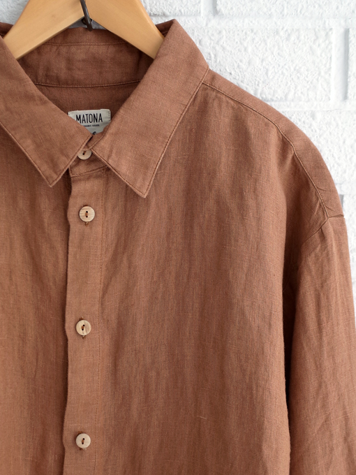 MATONA　オーガニックブランド　リネンシャツ