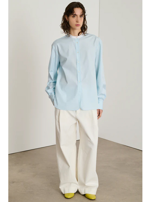 soeur　BERMUDES SHIRT　バンドカラーブラウス