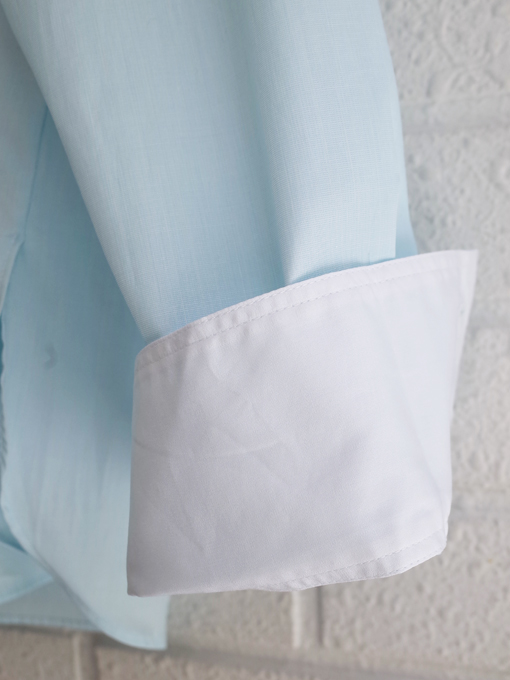 soeur　BERMUDES SHIRT　バンドカラーブラウス