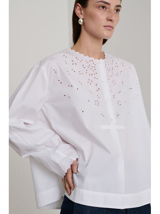 soeur DESTINEE BLOUSE カットワークレースブラウス