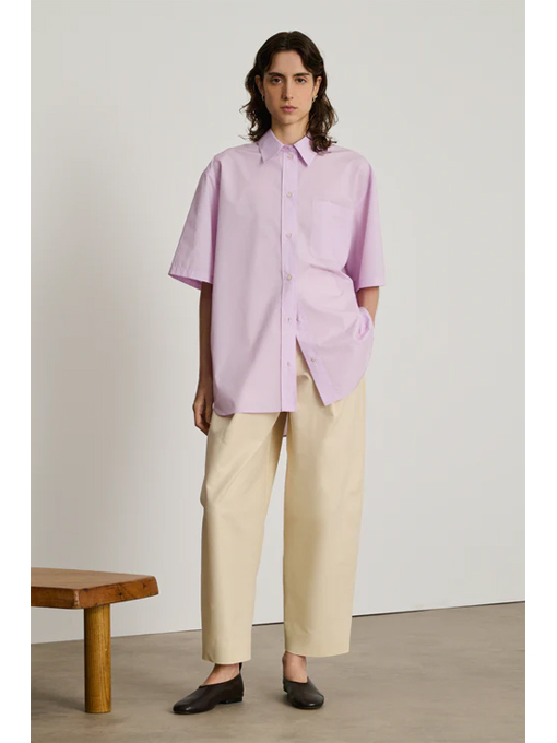 SOEUR BOBBIE 半袖コットンシャツ