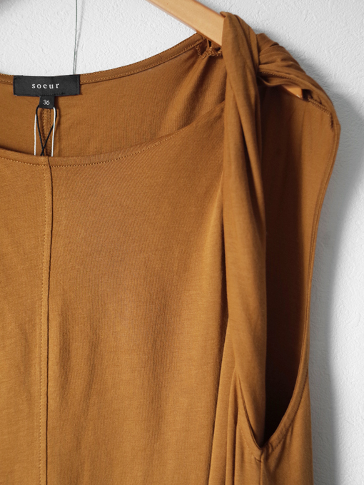 SOEUR　DEBBY　スリーブレスマキシワンピース