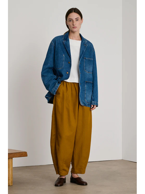 soeur　VERNON TROUSERS　リネン混ロングパンツ