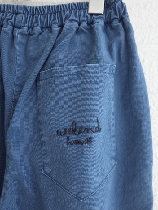 weekend house kids.　ウイークエンドハウスキッズ　Weekend straight pants　キッズストレッチコットンロングパンツ
