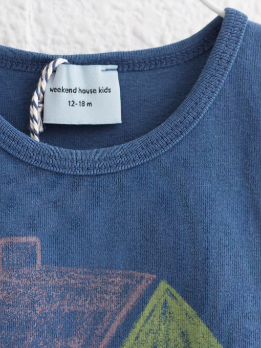 weekend house kids.　ウイークエンドハウスキッズ　Happy faces baby tank t-shirt　ベビータンクトップ