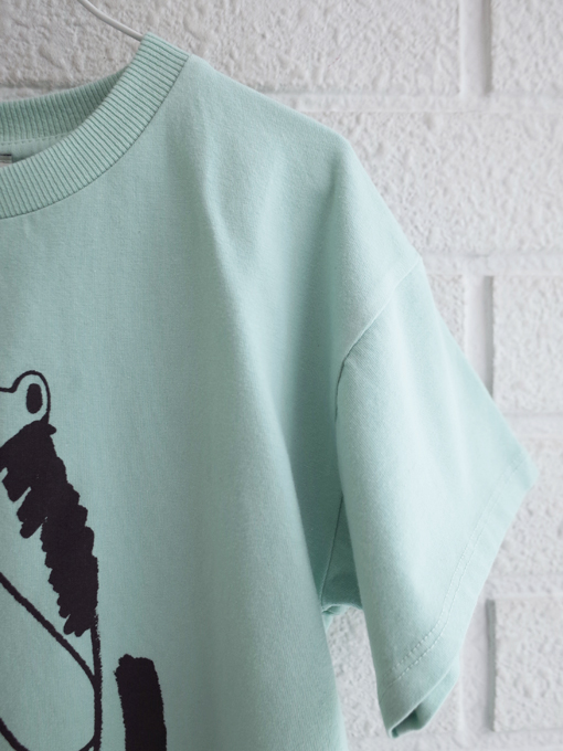 weekend house kids.　ウイークエンドハウスキッズ　Seated horse t-shirt　キッズプリントTシャツ
