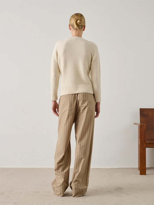 ストライプロングパンツ SOEUR HARLAN