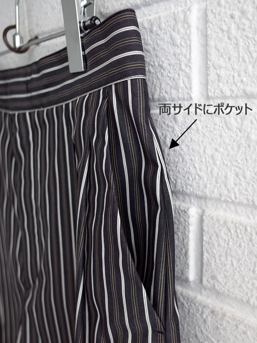 soeur　HENNA　レディース　ストライプバミューダパンツ