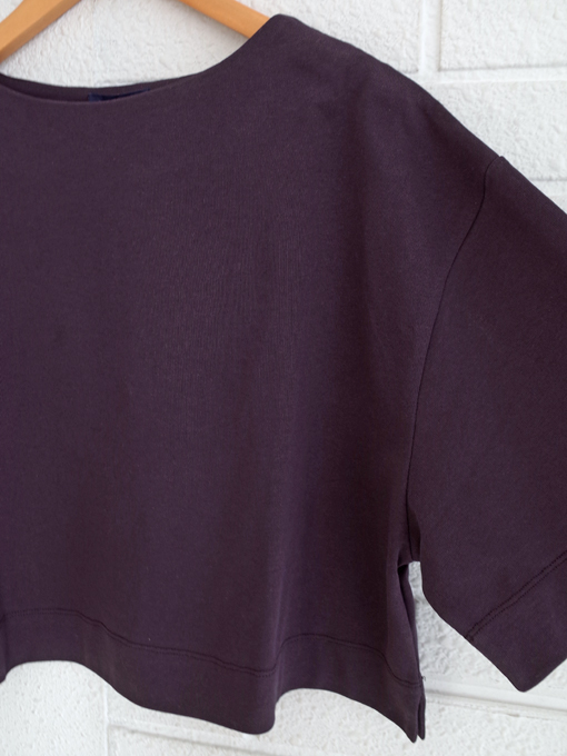 SOEUR　パリ大人服　DAVINA　クロップドジャージートップス