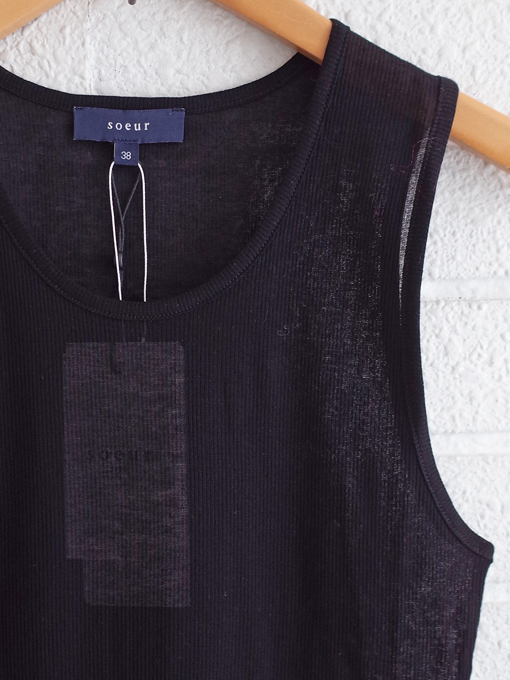 SOEUR ISIS　レディース　シアータンクトップ