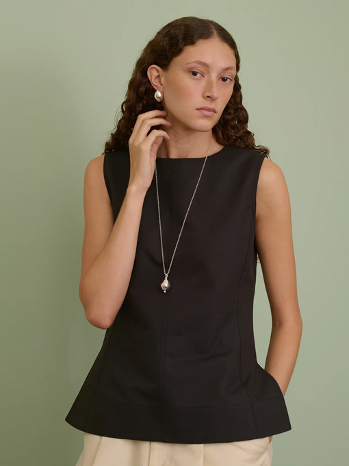 シルバーネックレス　SOEUR　LIGNE GRAINE 　 COLLIER
