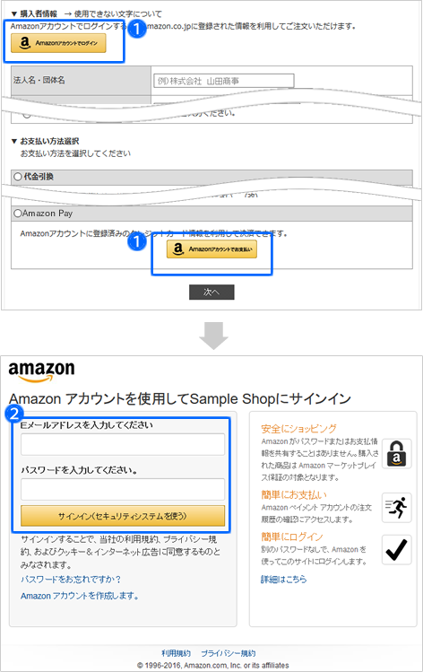 Amazon Payについて