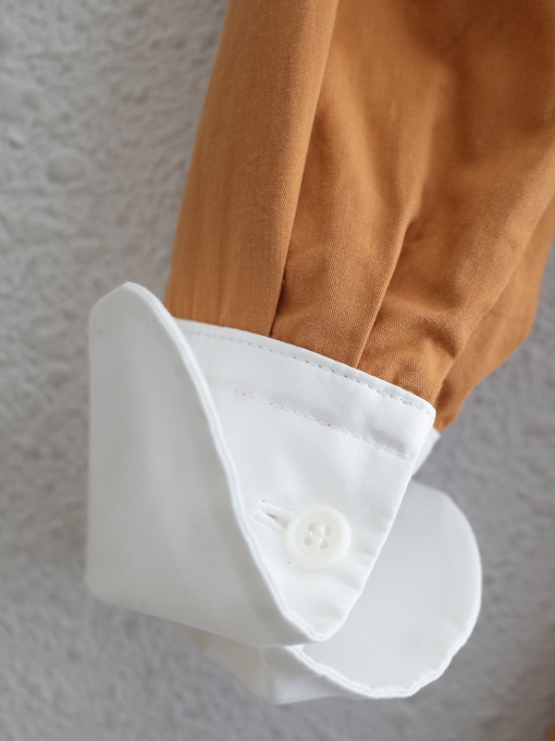 aulutin　ピンタックコットンシャツワンピース　フォーマルワンピース