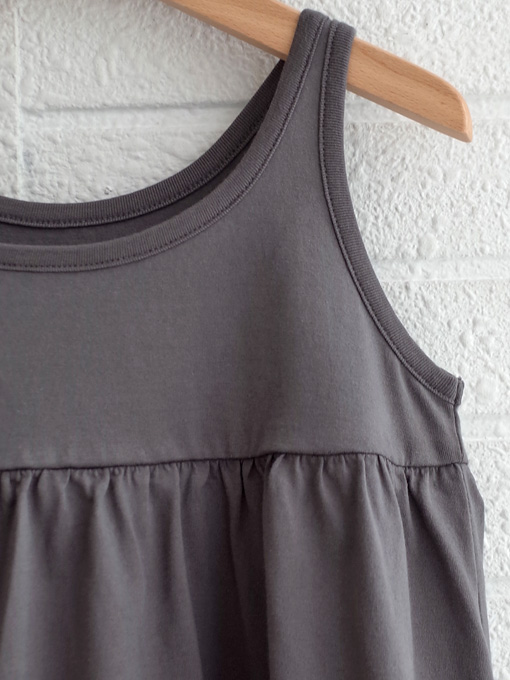 aulutin　オゥルティン　日本ブランド　ギャザーキャミソールワンピース